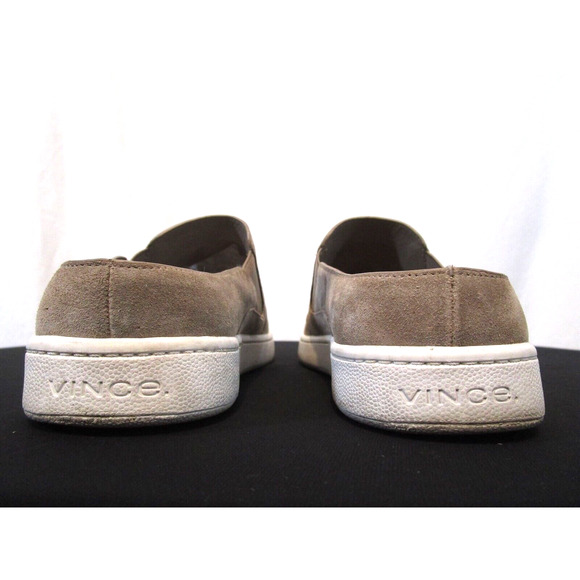 Vince Beige Tan Suede Slip On Mule Loafer Flats Women Sz 7.5 M - Picture 5 of 10